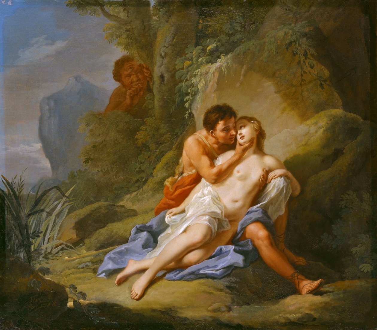 Acis ja Galatea tekijältä Johann Heinrich Tischbein