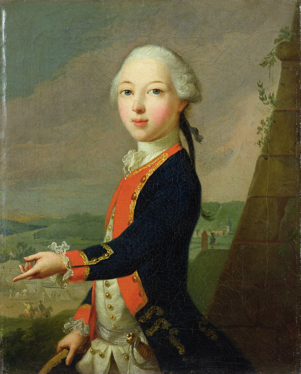 Landgrave Carl lapsena tekijältä Johann Heinrich Tischbein