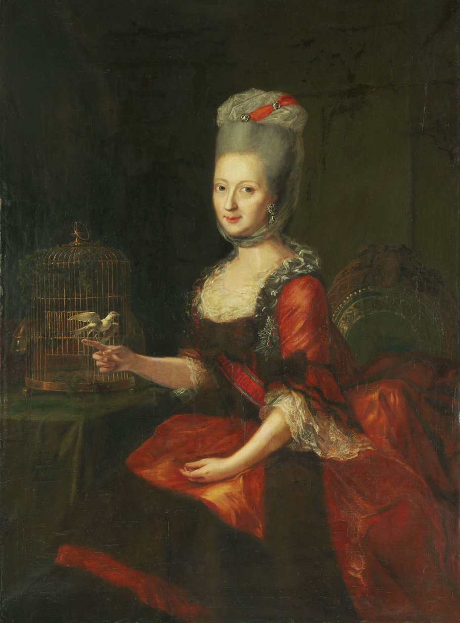 Filippiiniläinen Amalie Hessen-Kasselin kreivitär tekijältä Johann Heinrich Tischbein