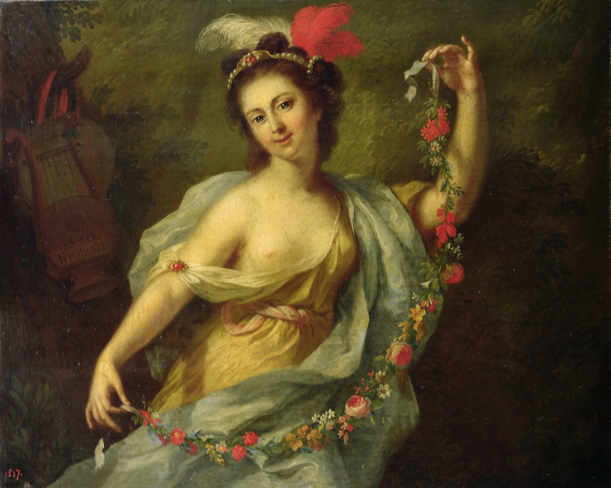 Muse Terpsichore, 1782 tekijältä Johann Heinrich Tischbein