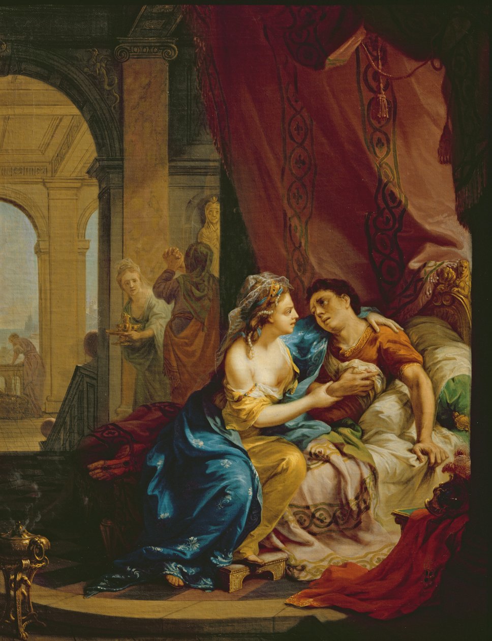 Antonius ja Kleopatra, 1774 tekijältä Johann Heinrich Wilhelm Tischbein