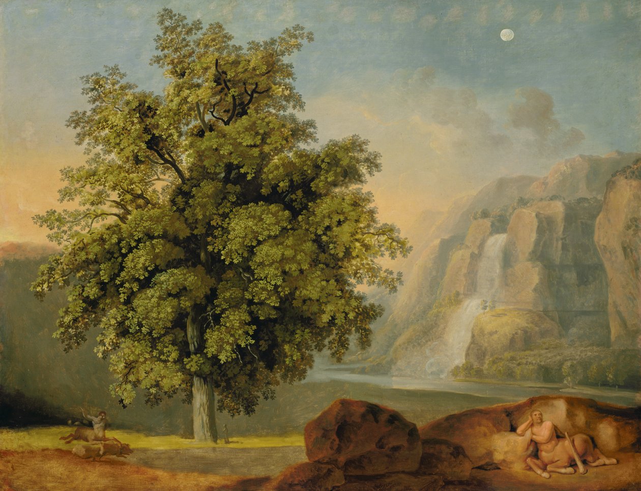 Maisema Tivolissa tekijältä Johann Heinrich Wilhelm Tischbein