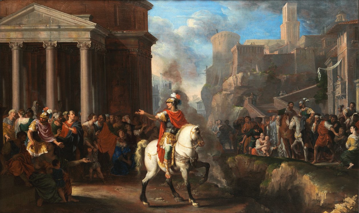 Johann Heiss Marcus Curtius syöksyy kuiluun tekijältä Johann Heiss