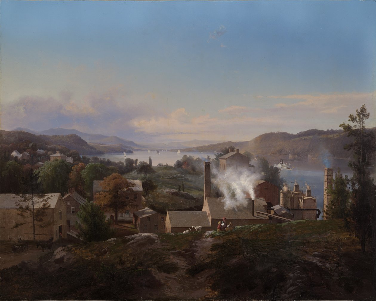 Poughkeepsie Iron Works (Bechin uuni), 1856. tekijältä Johann Herman Carmiencke