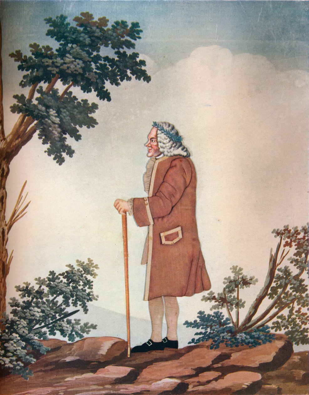 Voltairen muotokuva, 1700-luku tekijältä Johann Huber
