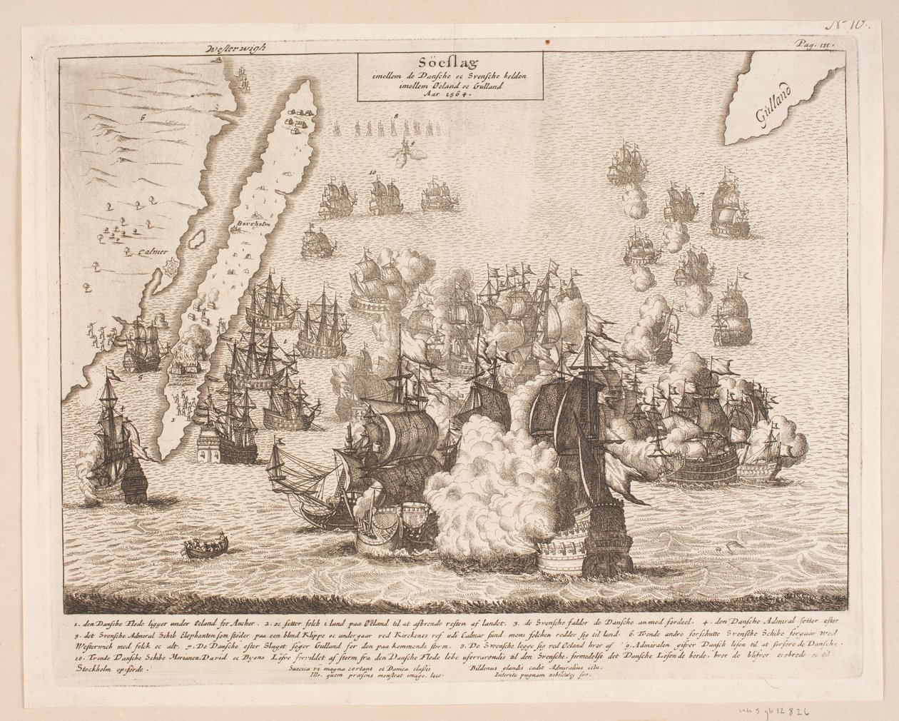 Ahvenanmaan ja Gullandin taistelu, 1564 tekijältä Johann Husman