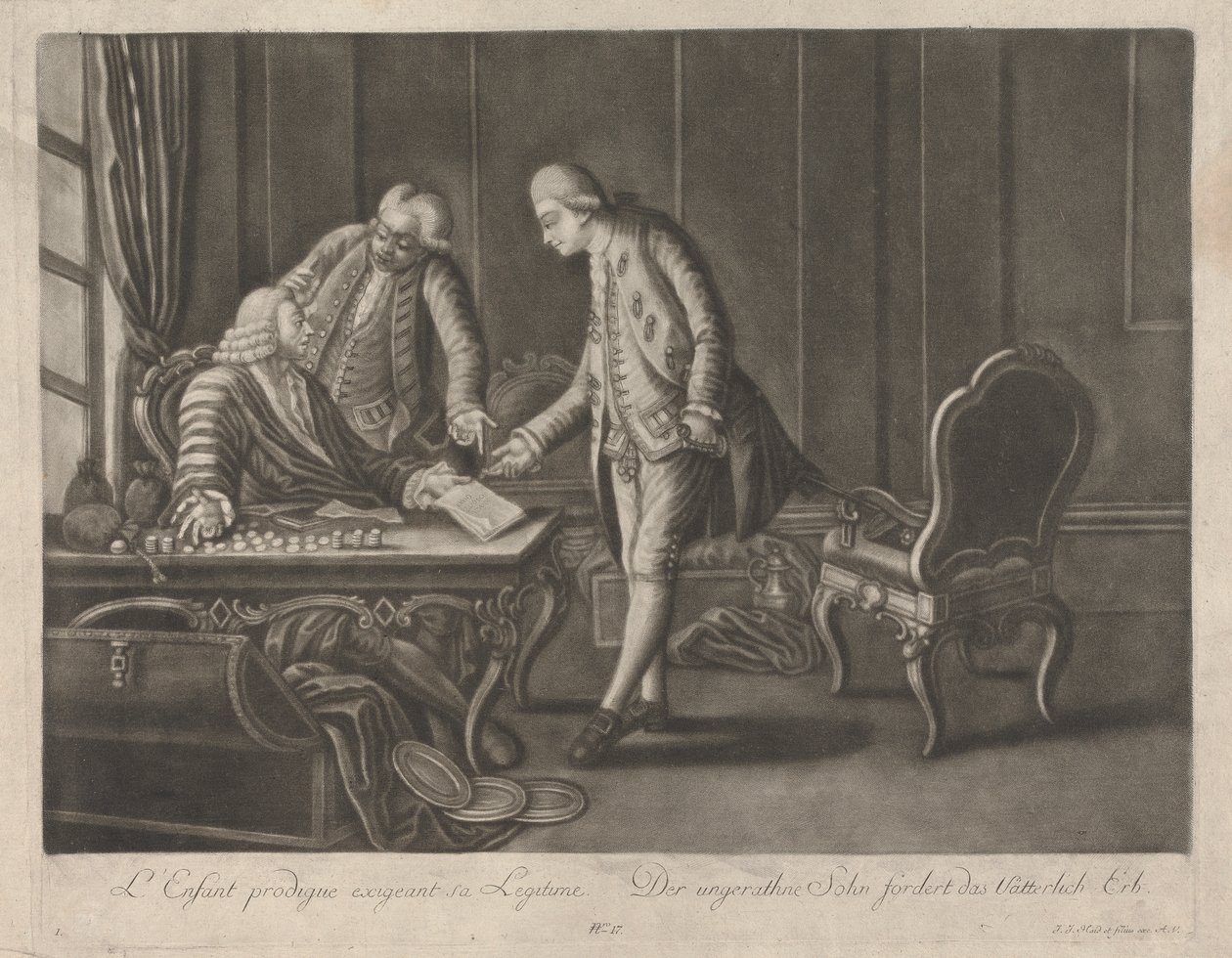 Tuhlaajapoika vaatii legitimiteettiään tekijältä Johann Jacobus Haid
