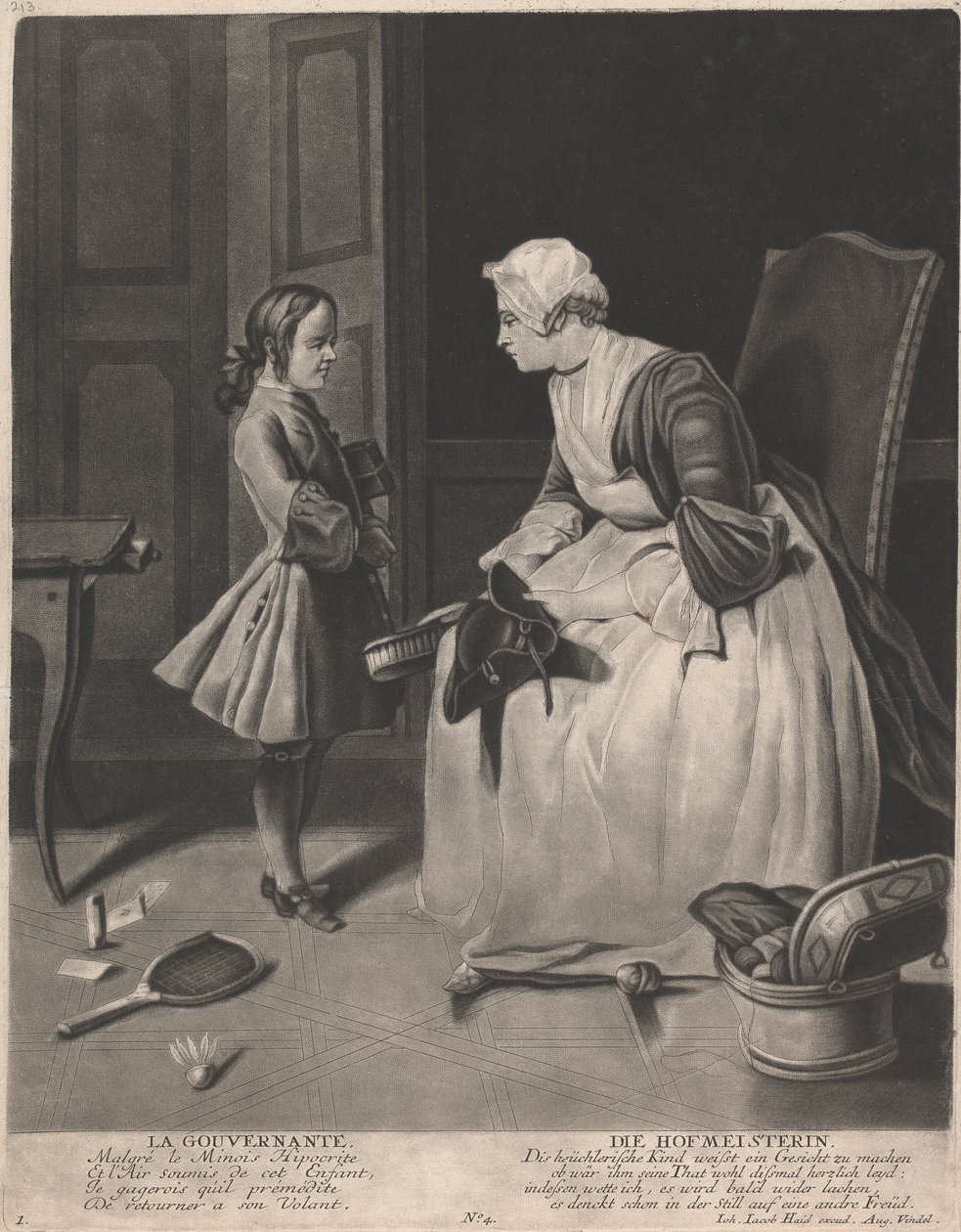 Kotiopettajatar tekijältä Johann Jacobus Haid