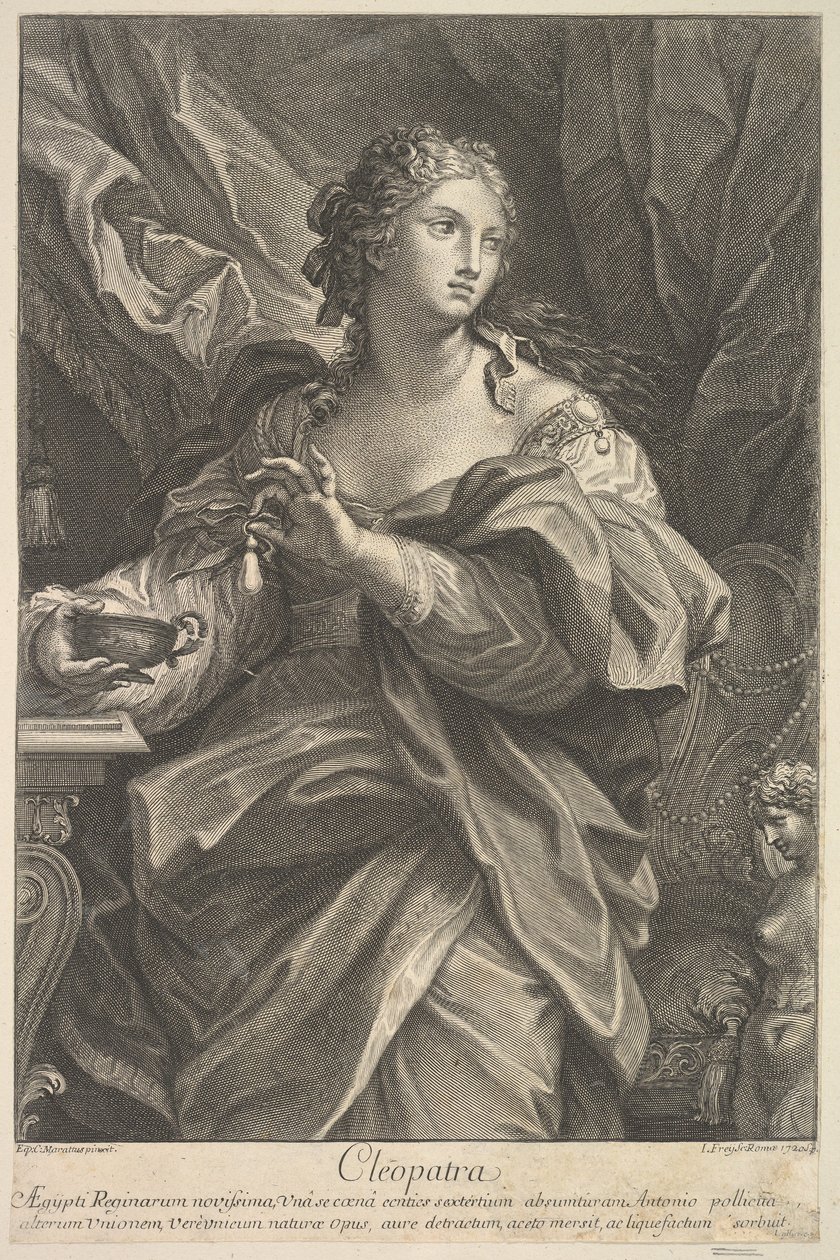 Kleopatra, 1720. tekijältä Johann Jakob Frey the Elder