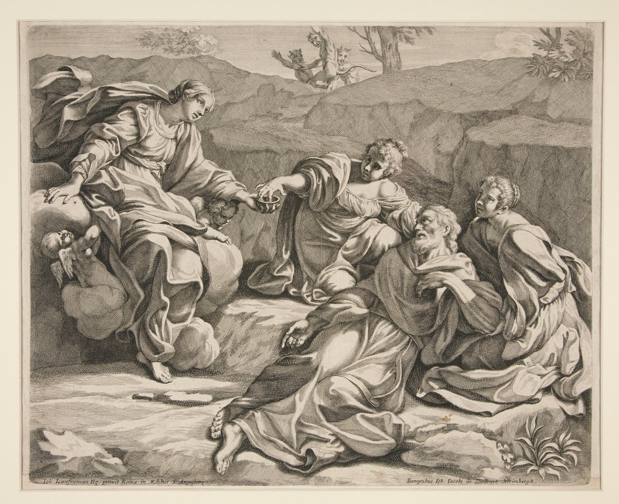 St. William Virginien avustamana tekijältä Johann Jakob von Sandrart