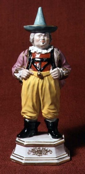 Hovinhuulihahmo, Boetiuksen kaiverrus, Meissen, 1700-luvun puoliväli tekijältä Johann Joachim Kaendler