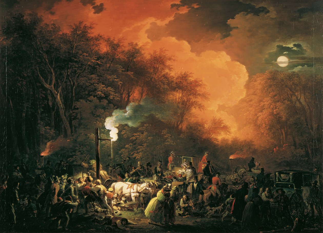 Stuwerin ilotulitus päättyi 7. toukokuuta 1833 tekijältä Johann Josef Schindler