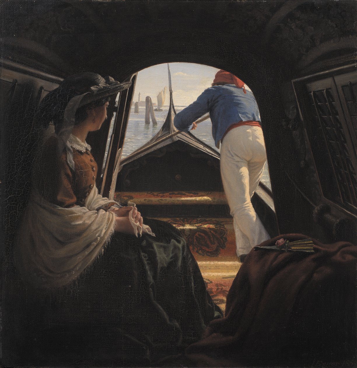Gondoli tekijältä Johann Julius Exner