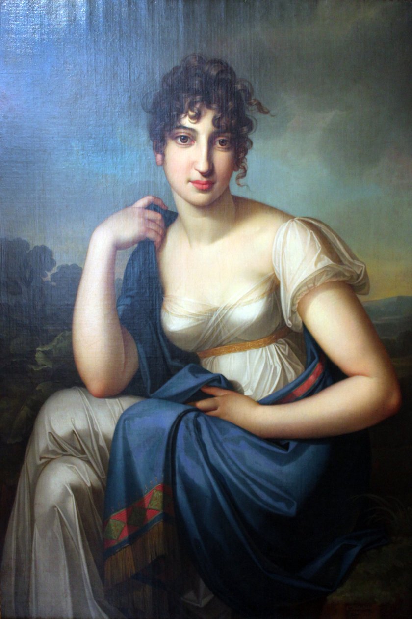 Muotokuva Amalie Beeristä (1767-1854) tekijältä Johann Karl Heinrich Kretschmar