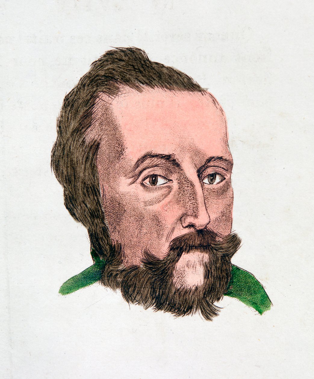 Tiukan, älykkään ihmisen kasvonpiirteet, 1808 tekijältä Johann Kaspar Lavater