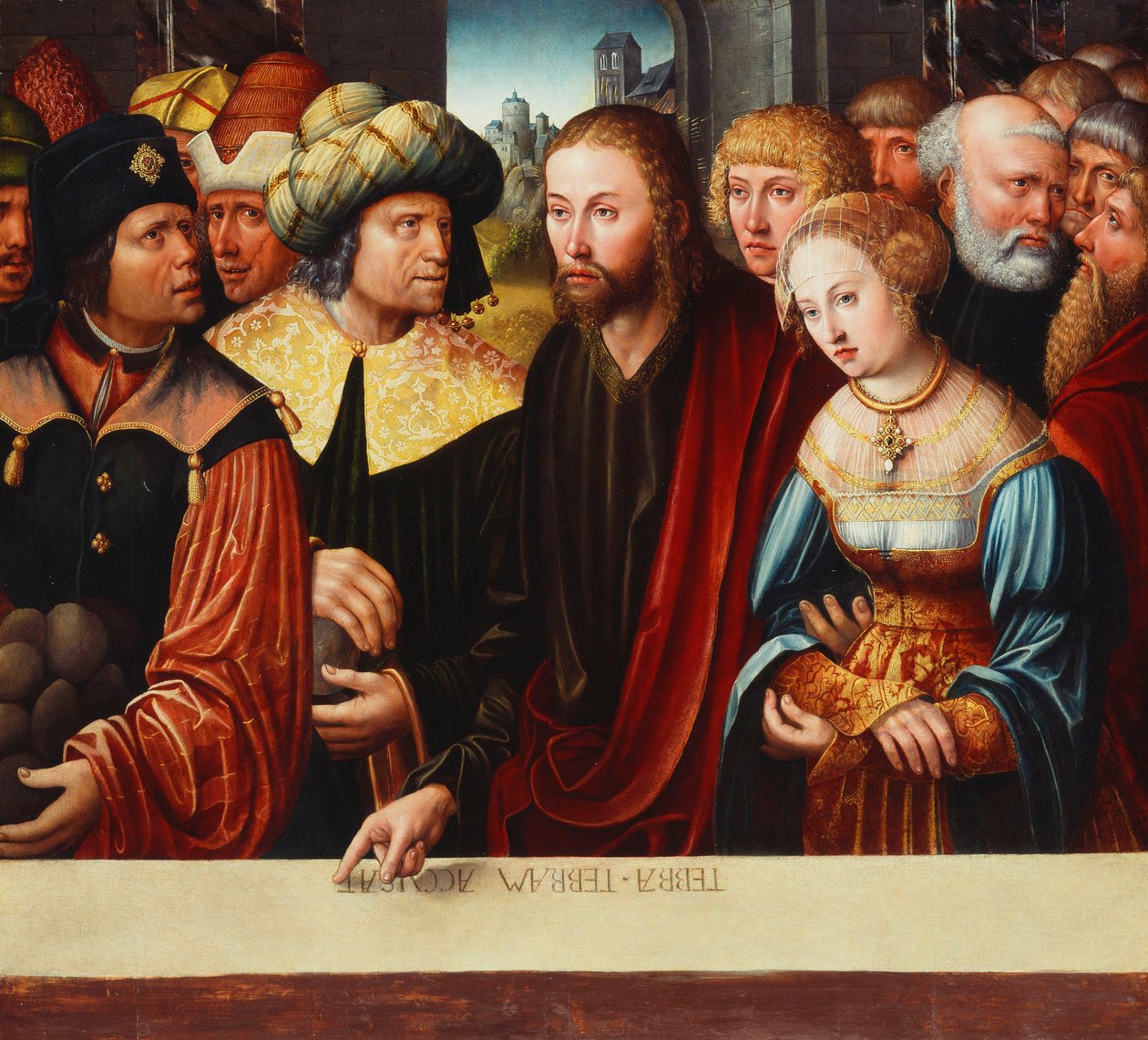 Kristus ja avioitsija, n. 1525 tekijältä Johann Kemmer