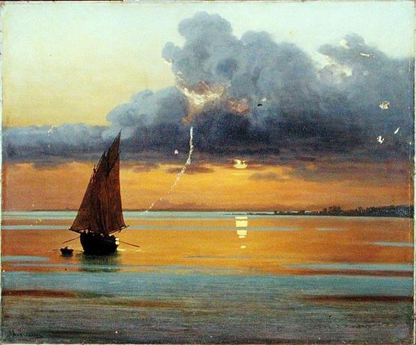 Auringonlasku Krimillä tekijältä Johann Koler
