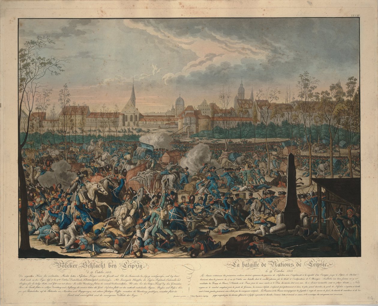 La batalla de les nacions finlandesa tekijältä Johann Lorenz Rugendas the Younger