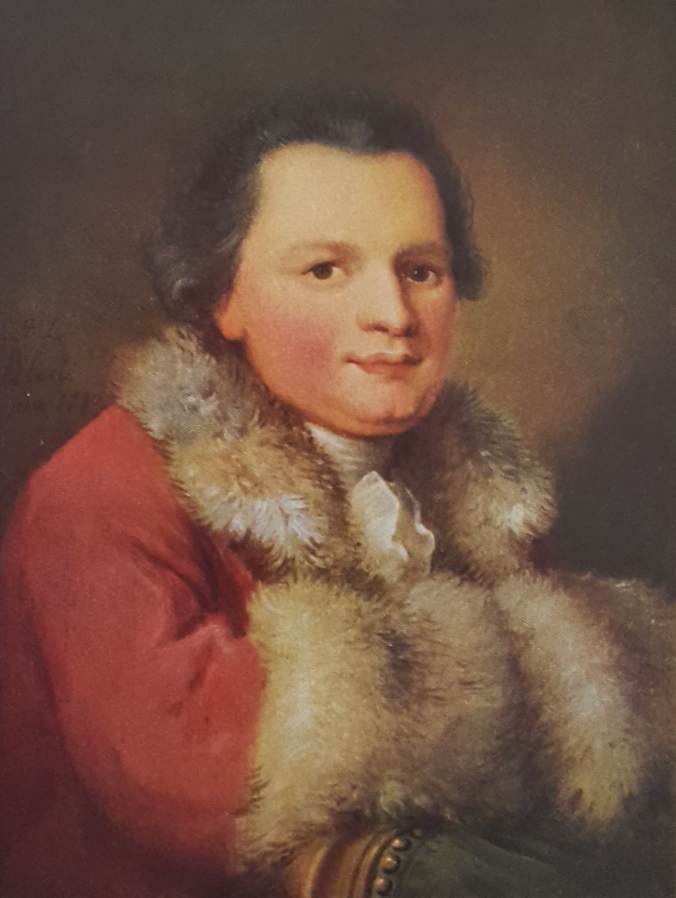 Saksa: Beat Ludwig Walthardin muotokuva, kustantaja. tekijältä Johann Ludwig Aberli