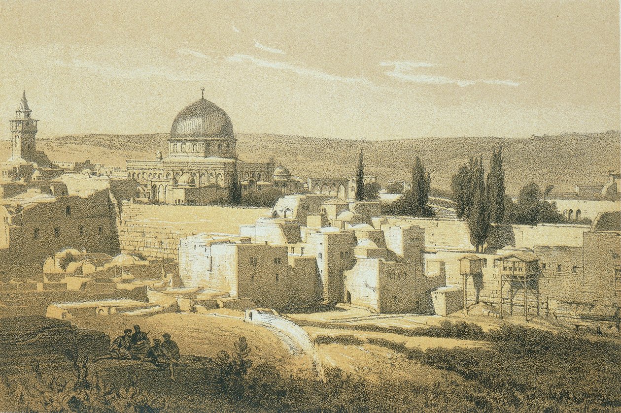 Jerusalem. Etsaus Bernatz et aii - Steinkopk J.F. Toimittaja tekijältä Johann Martin Bernatz