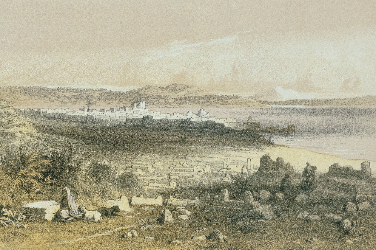 Tiberias Schacher-Steinkopk J.F. Editoren etsauksessa tekijältä Johann Martin Bernatz