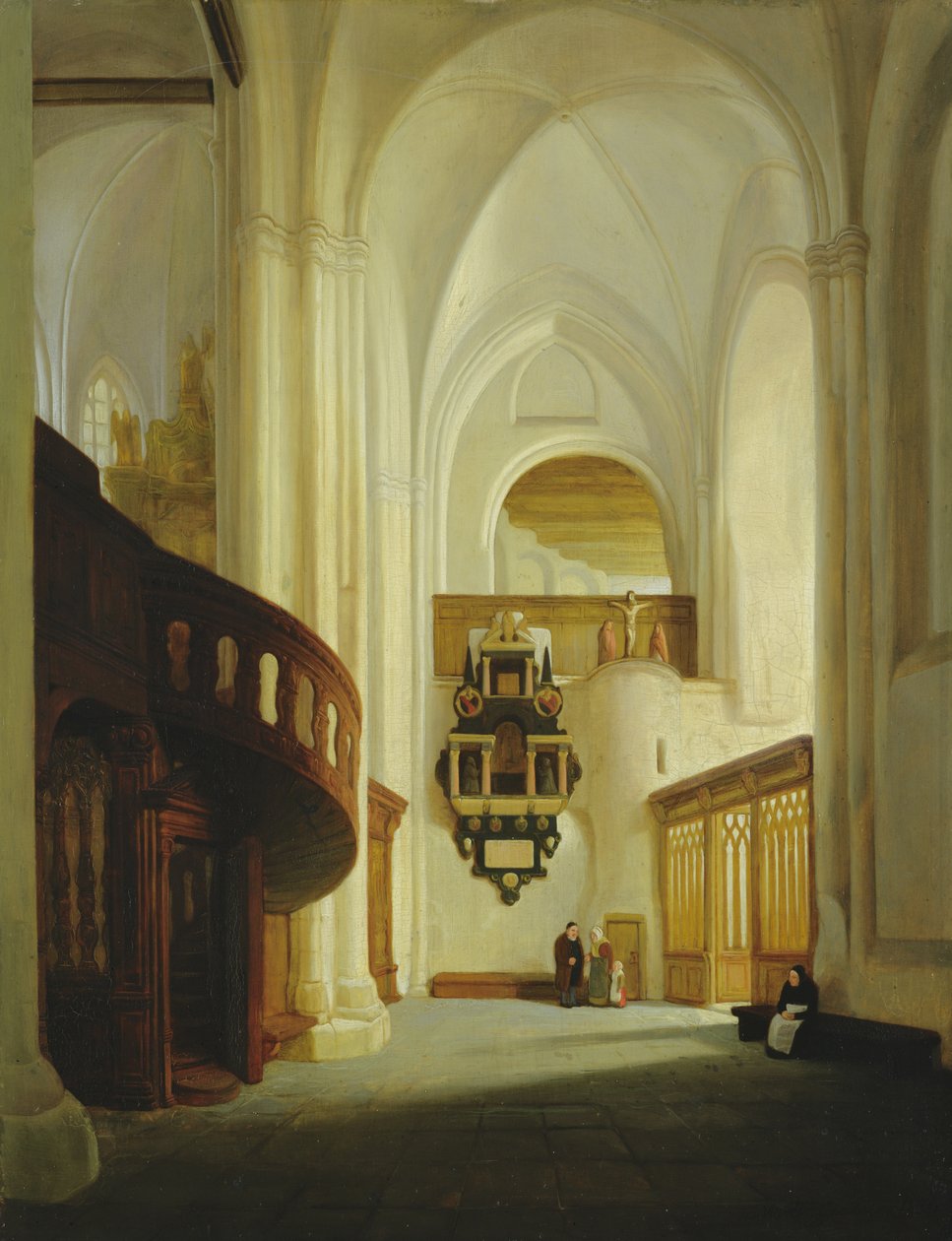 Pyhän Nikolauksen kirkon sisustus, 1831 tekijältä Johann Martin Gensler