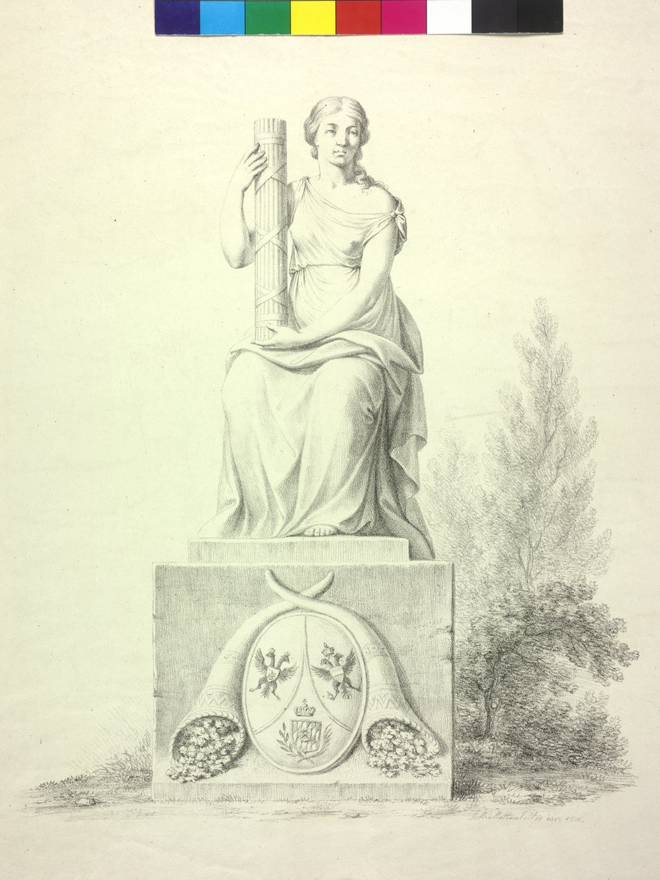 Allegoria Itävallan yhteydestä tekijältä Johann Michael Mettenleiter