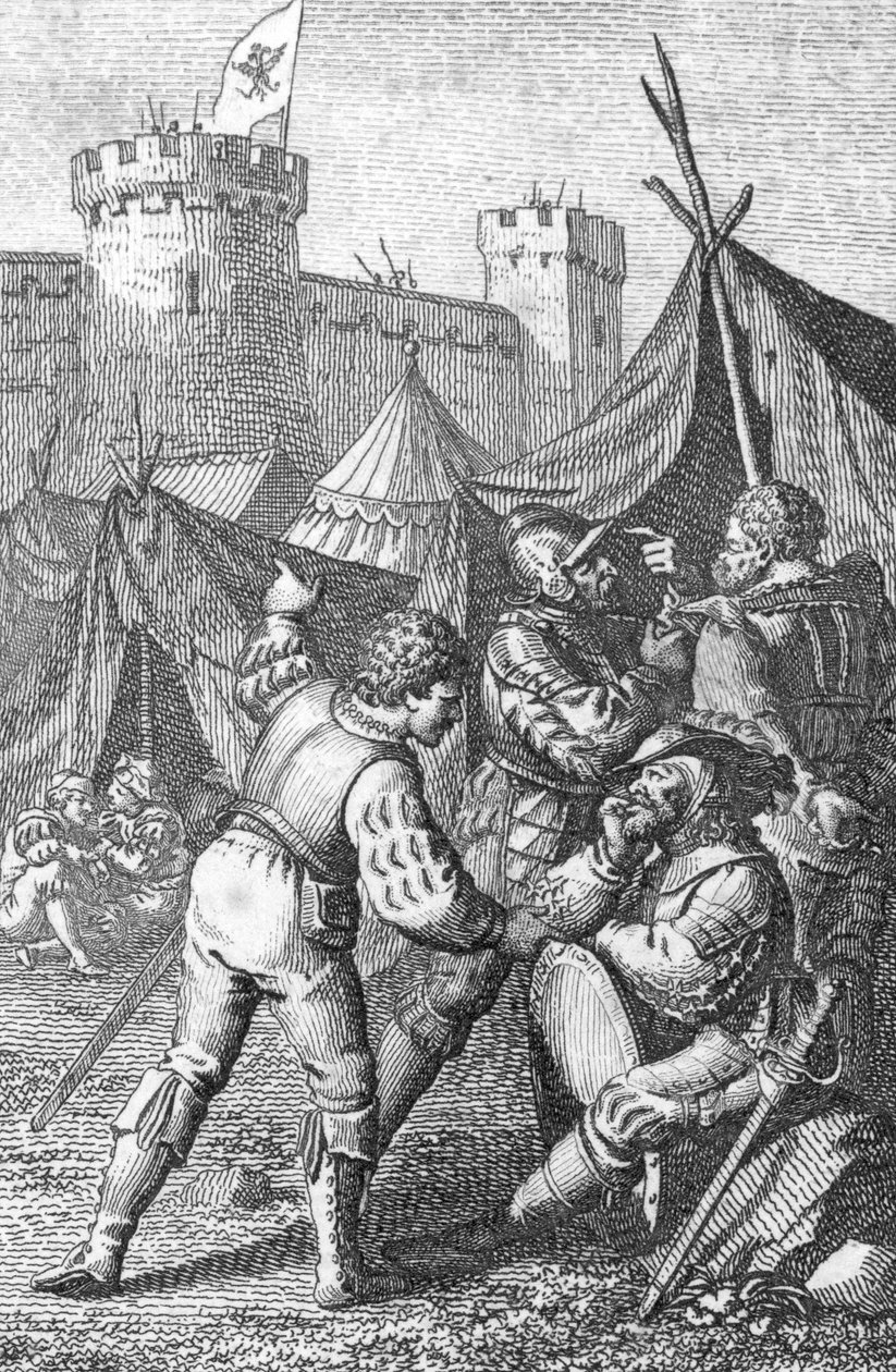VIII kantonien konfederaatio (Sveitsi): "" Keisari Kaarle IV (1316-1375), joka piiritti Zürichin kaupunkia noin 1351 (Kaarle IV, Pyhän Rooman keisari piiritti Zürichiä vanhan Sveitsin konfederaation aikana (vanha kahdeksan osavaltion konfederaatio1351) ) E tekijältä Johann Michael Mettenleiter