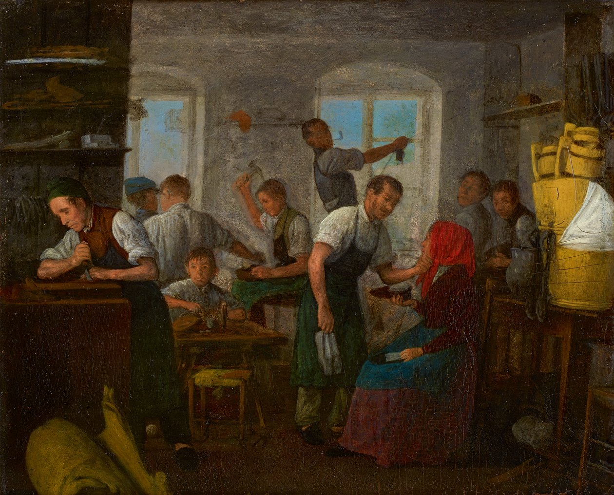 suutarin työpaja tekijältä Johann Michael Neder