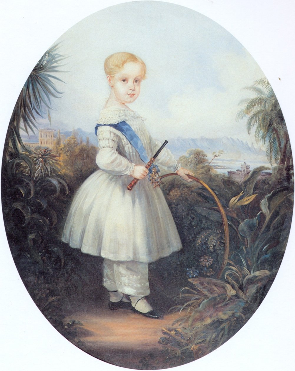 Afonso, Brasilian keisarillinen prinssi, Pedro II:n vanhin poika. 1846. tekijältä Johann Moritz Rugendas