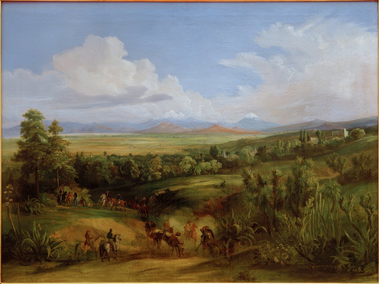 Galapa, Pico de Orizaba ja Cofre de Perote tekijältä Johann Moritz Rugendas