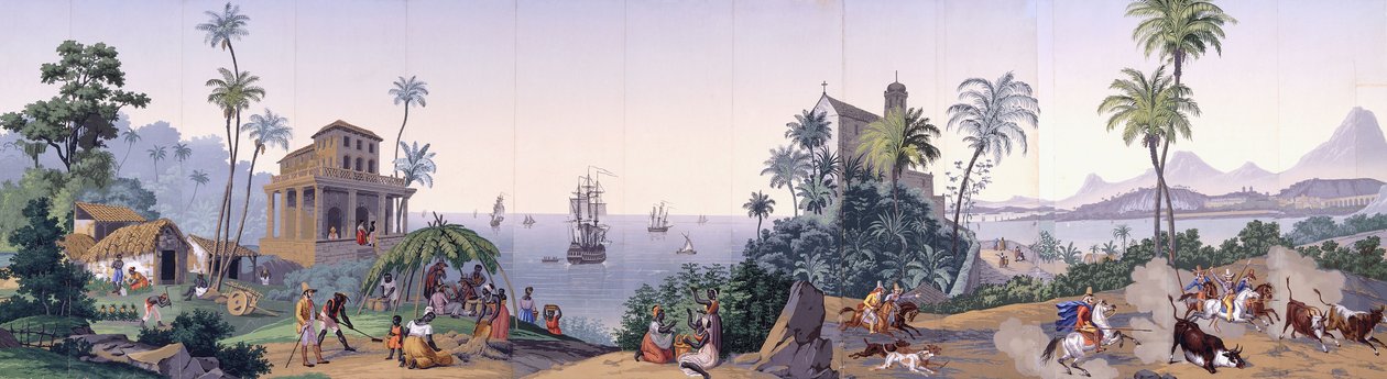 Näkymät Brasiliaan, n. 1829-1835 tekijältä Johann Moritz Rugendas