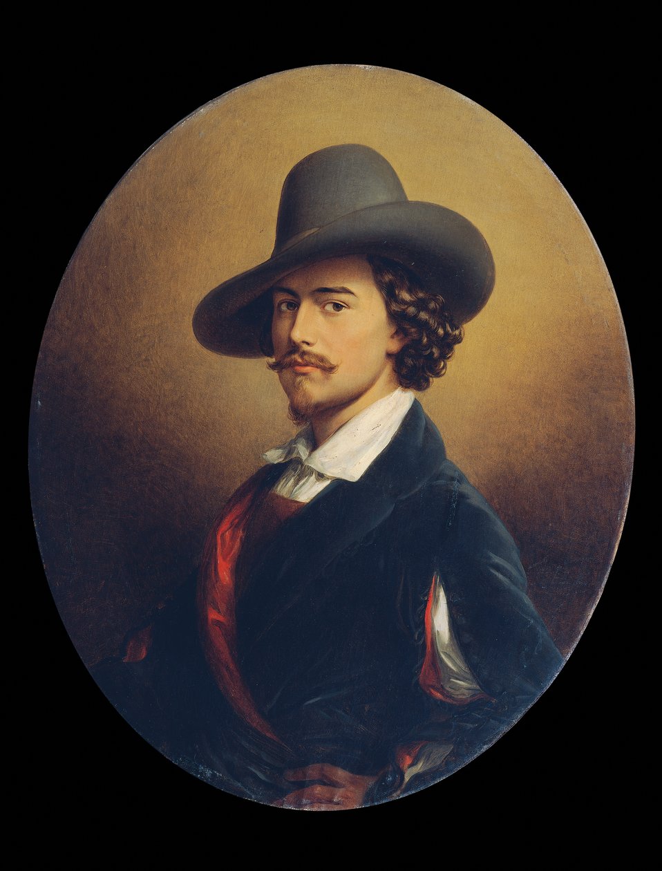 Siellä taidemaalari Eduard Ender tekijältä Johann Nepomuk Ender