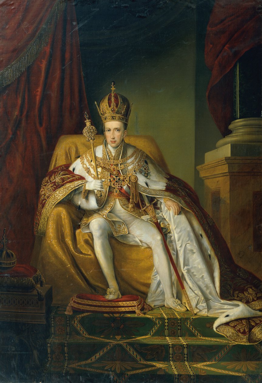 Keisari Ferdinand I kruunujuhlissa tekijältä Johann Nepomuk Ender