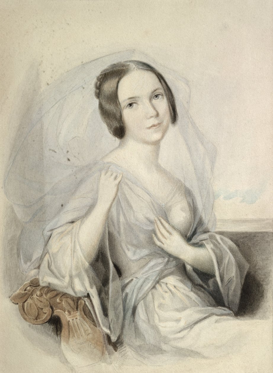 Henriette Gertrude Sontagin (1806-54) muotokuva tekijältä Johann Nepomuk Ender