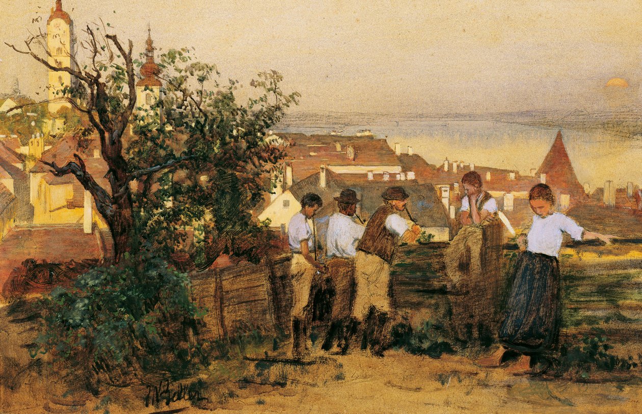 Stein an der Donau tekijältä Johann Nepomuk Geller