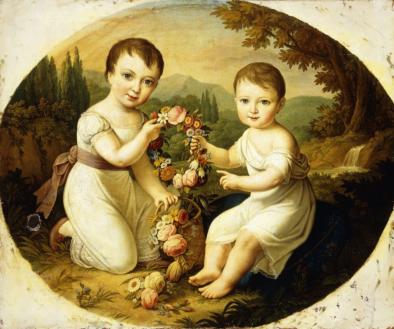 Napoleon ja Josephine, 1825 tekijältä Johann Nepomuk Hofel
