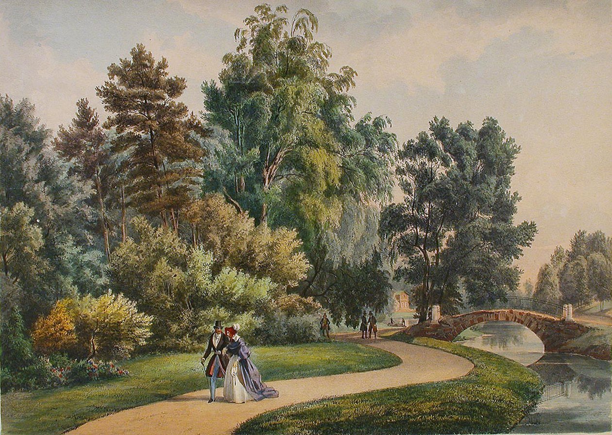 Vlakhernskoe-Kuzminki Estate, s. 1840 tekijältä Johann Nepomuk Rauch