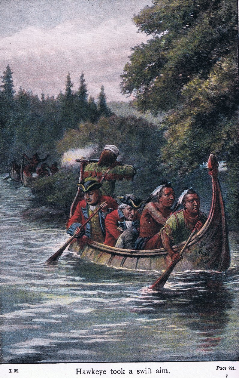Hawkeye tavoitti nopeasti, 1910 tekijältä Johann Nepomuk Schonberg