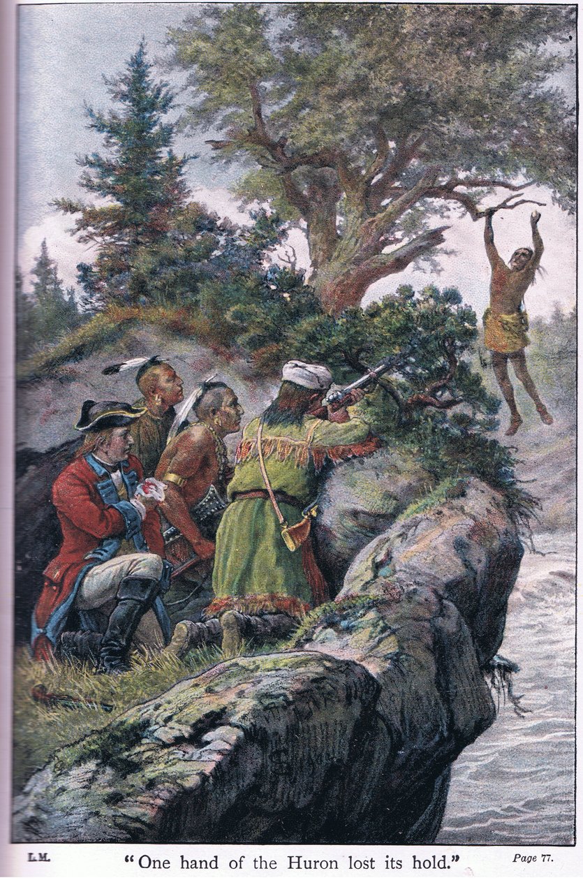 Huronin toinen käsi menetti otteensa, 1910 tekijältä Johann Nepomuk Schonberg