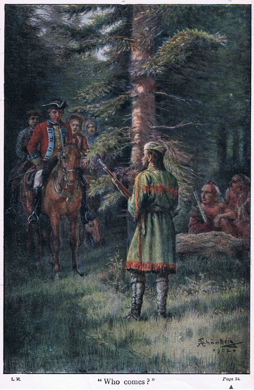 Kuka tulee?, 1910 tekijältä Johann Nepomuk Schonberg