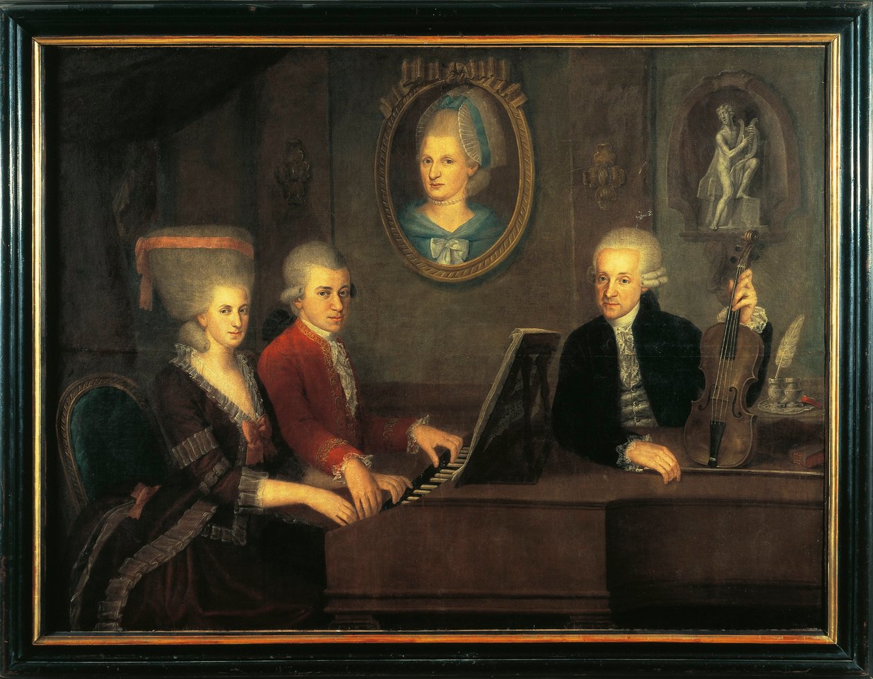 Itävalta, Salzburg, Mozartin perhe tekijältä Johann Nepomuk della Croce
