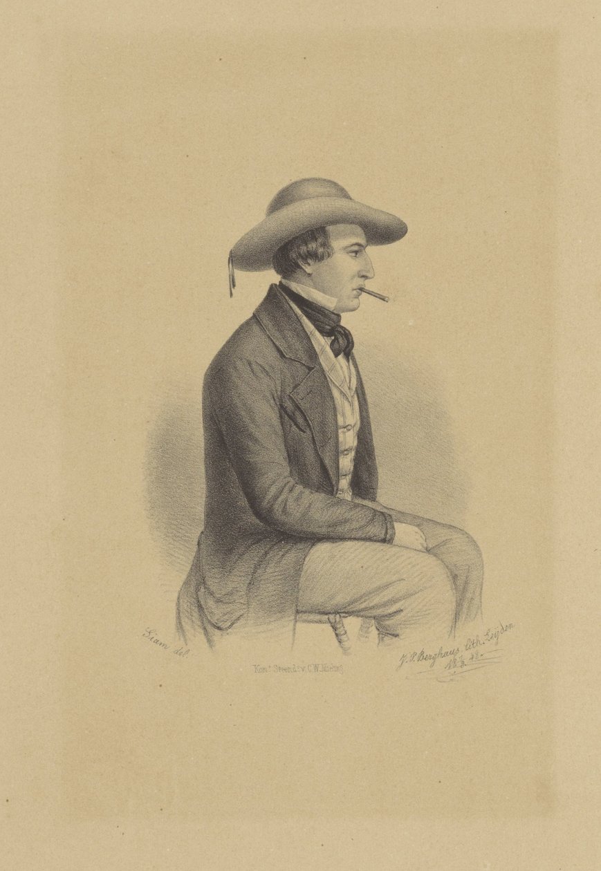 Jean Henri de Laat de Kanterin muotokuva tekijältä Johann Peter Berghaus