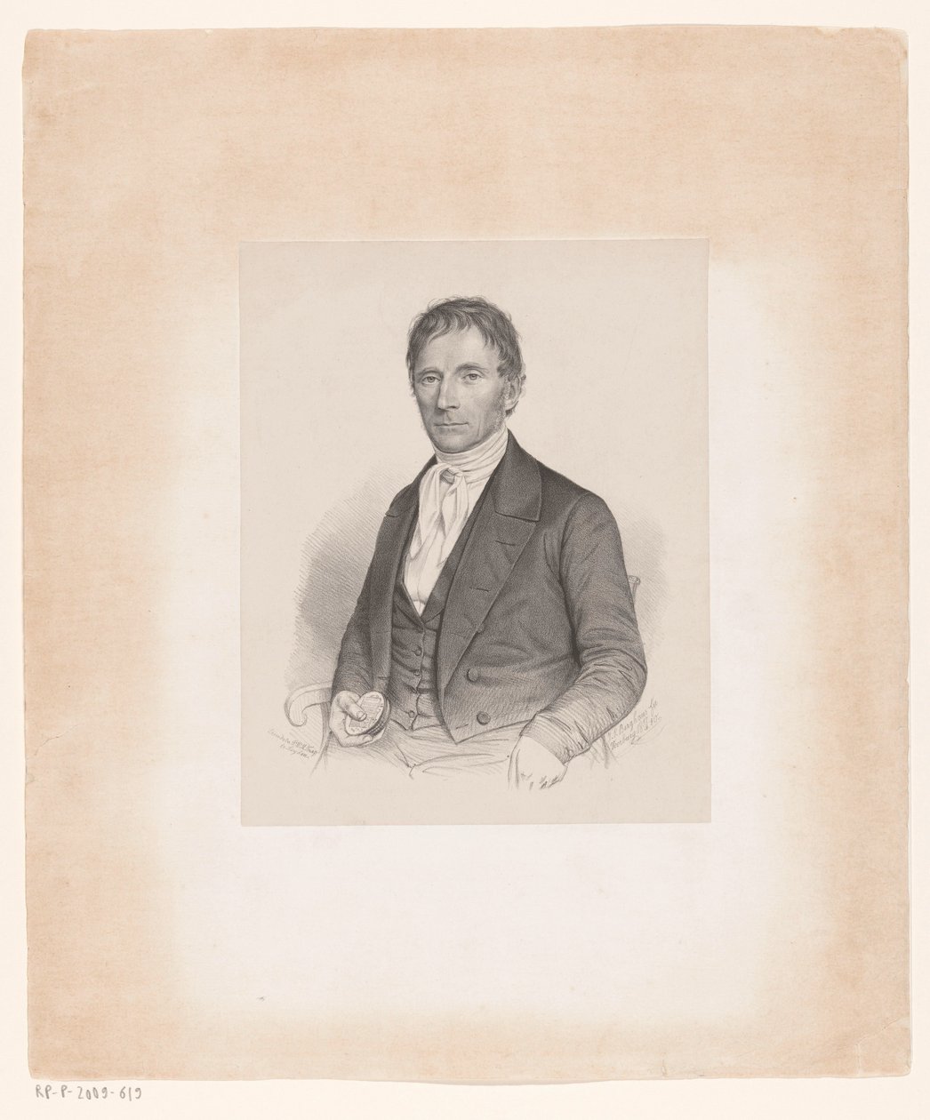 Barnet Hugo van Beresteynin muotokuva tekijältä Johann Peter Berghaus