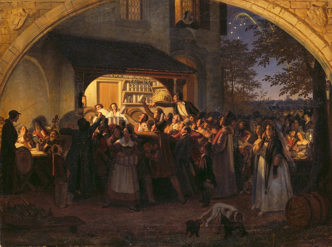 Münchenin puutarhafestivaali tekijältä Johann Peter Hasenclever