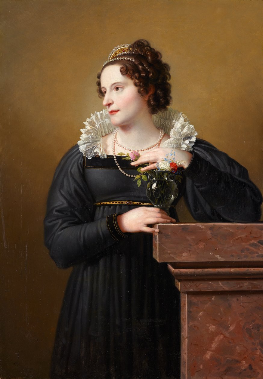 Florentina Troclet-Fautzin muotokuva tekijältä Johann Peter Krafft