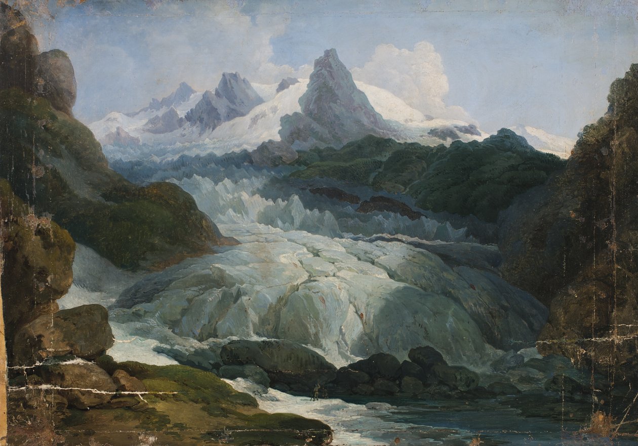 Rhônen jäätikkö tekijältä Johann Peter Krafft