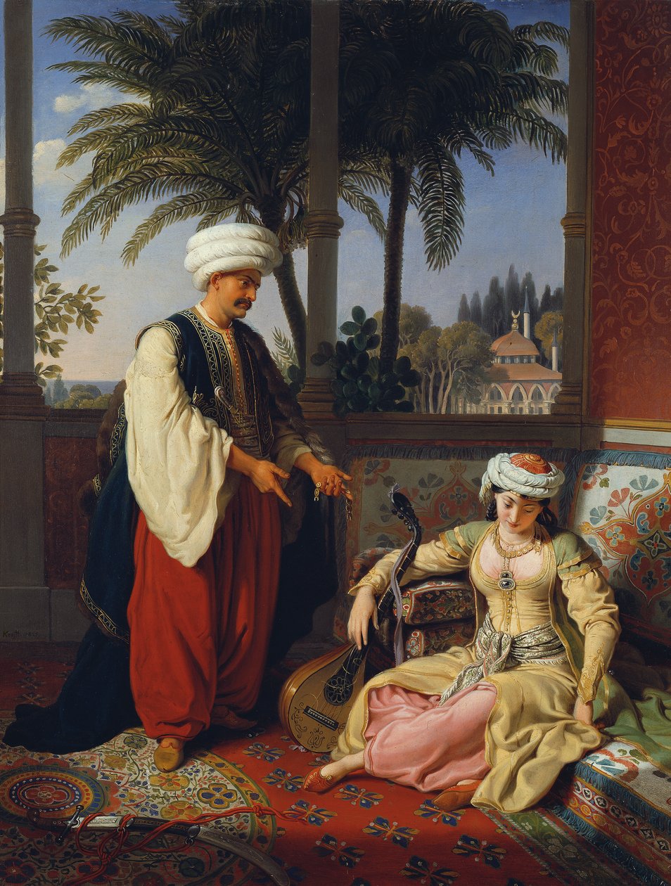 Turkki ("Uskottomuus") tekijältä Johann Peter Krafft