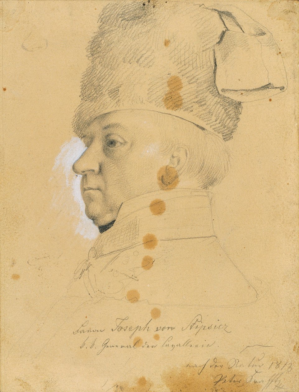 Kenraali Joseph Baron von Stipsicz tekijältä Johann Peter Krafft