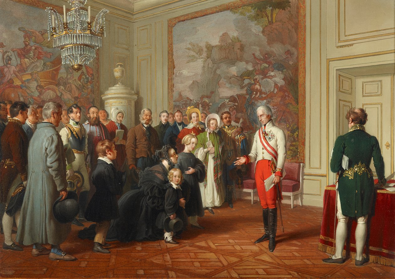Keisari Franz I järjesti yleisaudion tekijältä Johann Peter Krafft